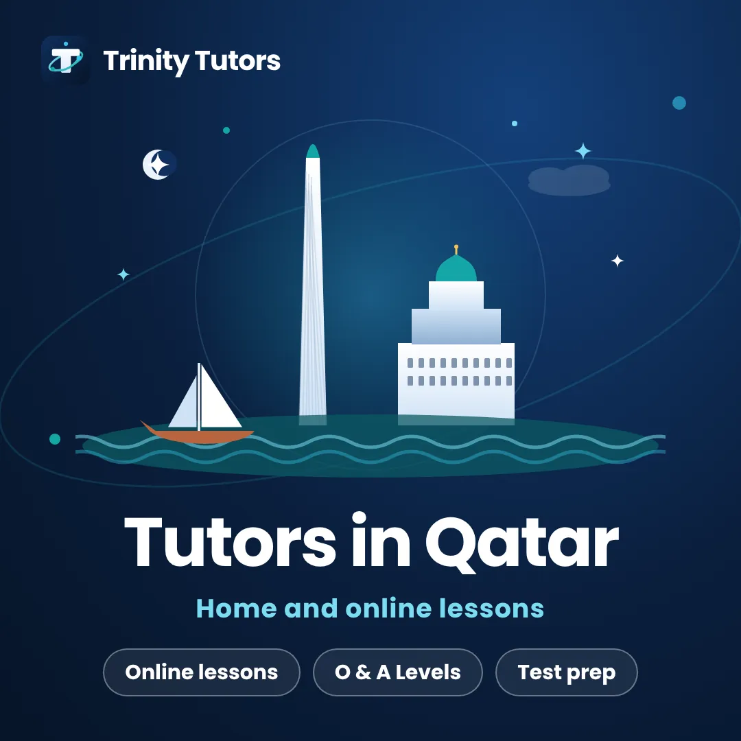 Online tutors for students in Qatar: Aspire Tower and the Museum of Islamic Art